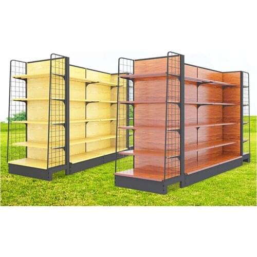 Supermarket shelf display rack snack goods drugstore stationery convenience store double-sided middle island single-side wall st