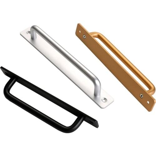 2Pack Door Handles,7" Rustic Barn Door Handle Gate Handle,Aluminium Alloy Door Handle for Sliding Door Kitchen Cabinet Shed Door