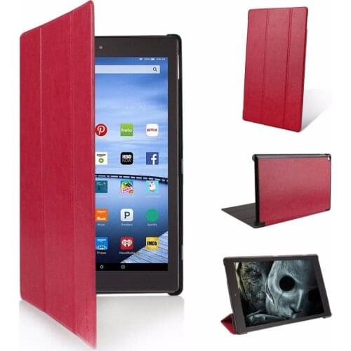 On Sale! Ultra Thin Leather Smart Case Cover Stand For Amazon New Fire HD10