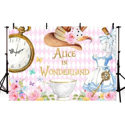 Vinyl Photo Background Photography Fairy Tale Wonderland Party Custom Children Birthday Backdrops Studio Photocall