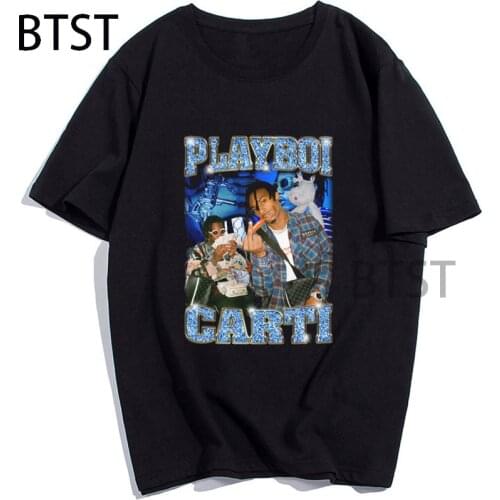 Playboi Carti Vintage Shirt Rap Hip Hop T-Shirt Perfect Gift For Men Women Fashion Graphic Streetwear T Shirt Cotton hip hop Top