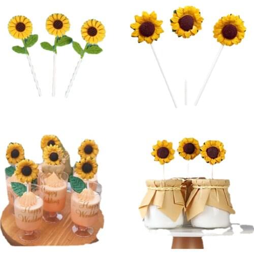 1set Happy Birthday Cake Toppers Cupcake Topper Flags For Wedding Kids Birthday Party Supplies Cake Decoration