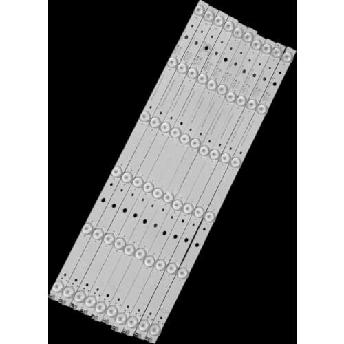 10pcs/set LED bar for SCEPTRE X50 X505BV CTNV93CM 3BL-T4734102-12 11 TI4908DLEDBH U505CV-UMC 49E3505A LC490DUJ SG E3