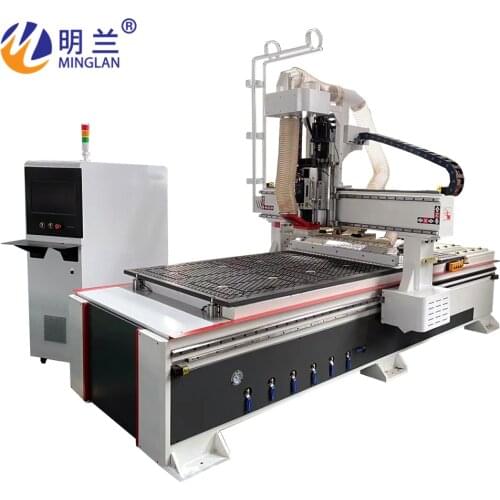 2030 Loading and Unloading ATC CNC Router Machine 1325 Auto Tool Change machine
