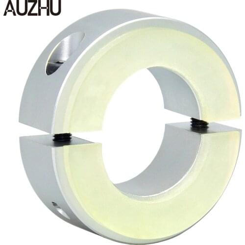 AUZHU SCZ- Retaining Ring Shaft Collars- Split,with Damper Clamping Elements Shaft Sleeve Throat Clamp Shaft Locator Stop Collar