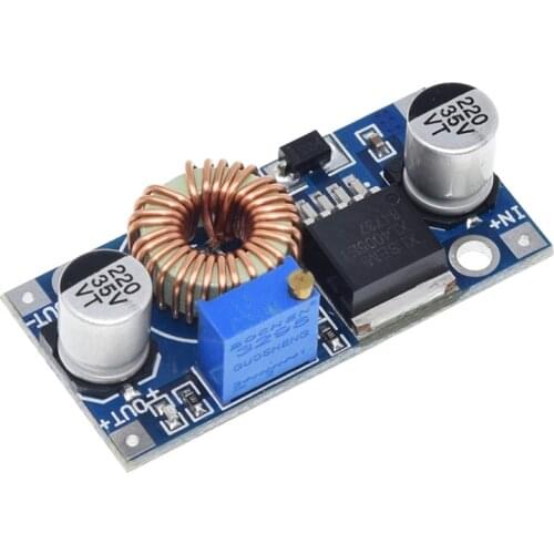 Automatic Protection! 5A Max DC-DC XL4005 Step Down Buck Power Supply Module Adjustable CC/CV Lithium Charge Board for Arduino