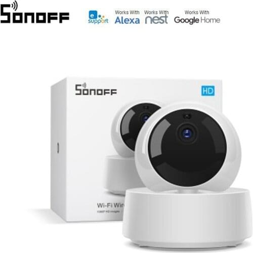 SONOFF GK-200MP2-B 1080P Mini Wifii Camera Smart Wireless IP Camera 360 IR Night Vision Baby Monitor Surveillance Camera