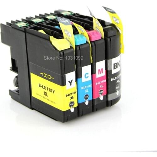 YOTAT Compatible LC117 LC115 ink cartridge for Brother MFC-J4210N MFC-J4510N MFC-J4910CDW DCP-J4215N printer