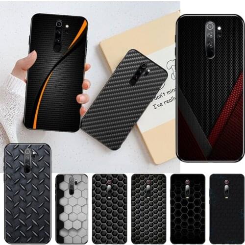 CUTEWANAN car carbon fibre prin Bling Cute Phone Case for Redmi Note 9 8 8T 8A 7 6 6A Go Pro Max Redmi 9 K20 K30 Pro