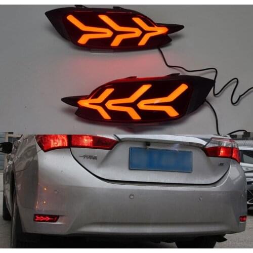 For Honda Civic 2016 2017 2018 10th Multi-function LED Tail Light Brake Warning Rear Fog Lamp Rear Bumper Light car styling