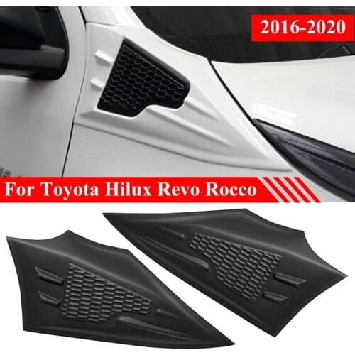 Car Side Vent Air Flow Sticker Hood Scoop Guard Cover Trim for Toyota Hilux Revo Rocco 2016-2020 Accessories