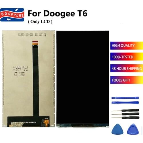 KOSPPLHZ 5.5" Original For DOOGEE T6 LCD Display Replacement Repair For Doogee T6 Pro LCD Screen