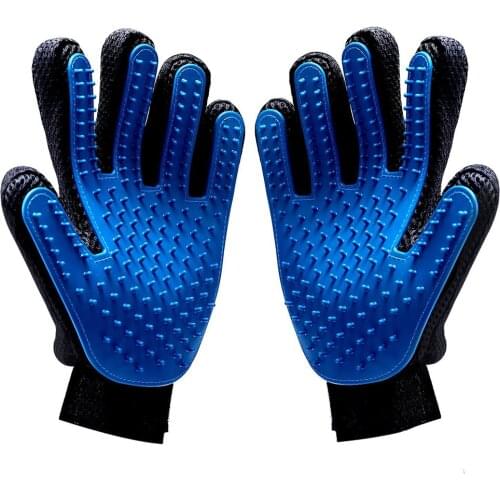 1Pair Cat Glove Cat Grooming Glove Pet Brush Glove for Cat Dog Hair Remove Brush Dog Deshedding Cleaning Combs Massage Gloves