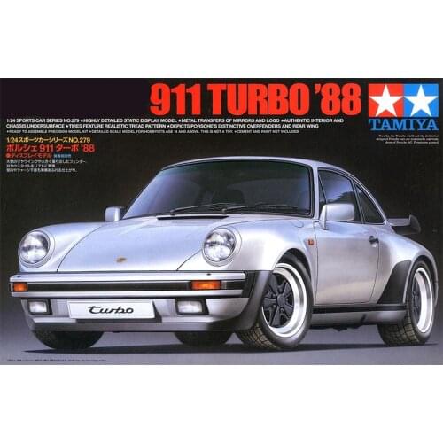 Assembly Model 1/24 911 Turbo Sports Car 1988 Model 24279