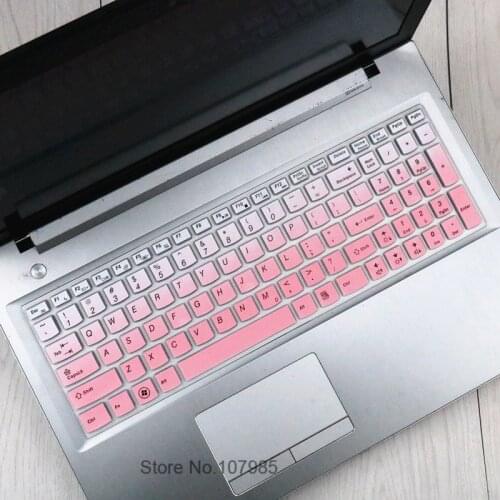 15'' Silicone keyboard cover Protective skin for Lenovo 15.6 inch Erazer Z51 Z51-70 G50-45 Z50-70 Y50-70/G50-45/G50-70/Z50-70
