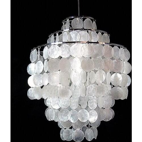 Modern Minimalist Shell Campanula Droplight Personality Stairs Bedroom Study Bar Dining Room Pendant Light hanglamp