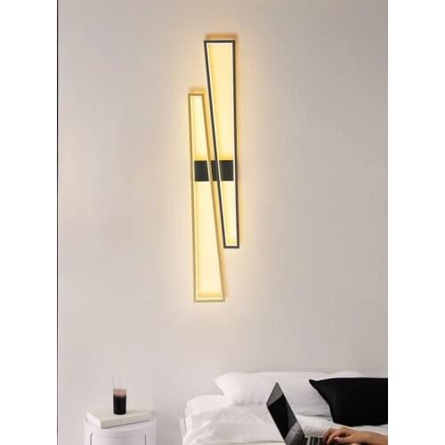 Nordic LED Wall Lamp For Living Room Corridors Aisles Bedside Modern Decor LED Wall Lights Aluminum applique murale luminaire