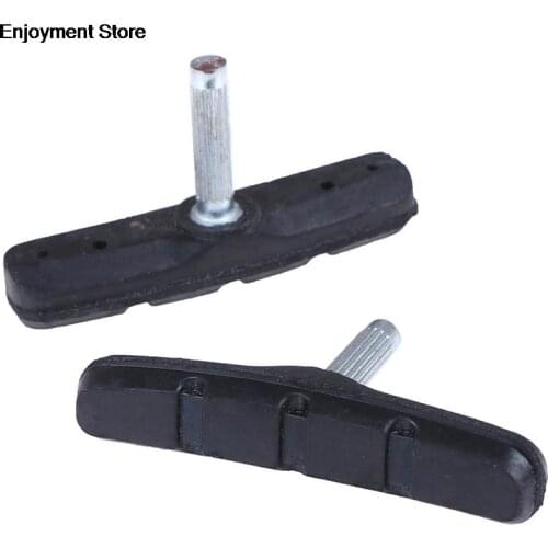 Mountain Road Bike Brake Pads 1 Pc MTB Bicycle Braking V-Brake Holder Shoes Rubber Blocks Durable Cycling Accessories