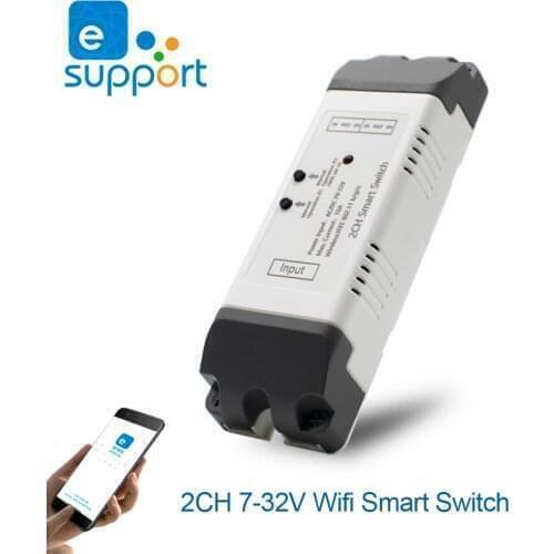 Smart WiFi Remote Control DIY Universal Module Inter lock self-locking Wireless Switch App control for Garage Door Gate