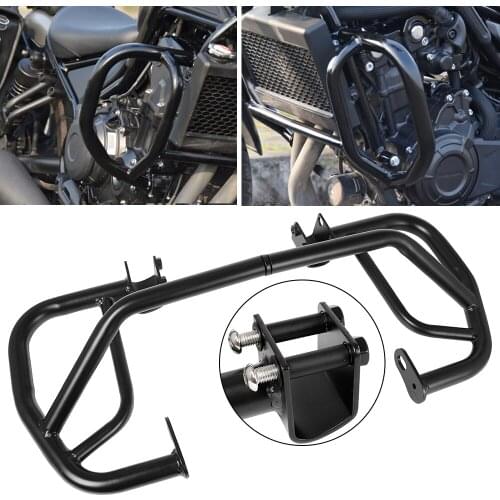 Motorcycle Engine Guard Bumper Protection Crash Bar Frame Steel Black For Honda Rebel 500 300 CMX 300 500 CMX300 CMX500 Rebel