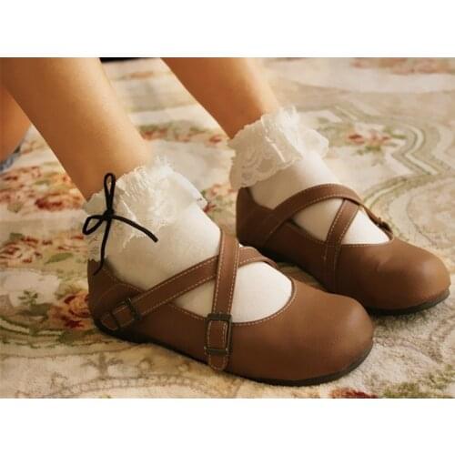 2018 New Women Ladies Vintage Lace Ruffle Frilly Ankle Socks Hot Princess Girl Cute Sweet 5 Colors