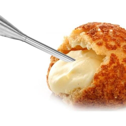 1/5/10PCS Puff Nozzle Cupcake Injector Pastry Syringe Cream Piping Tip Nozzles Kit Cake Confectionery Equipment Decorating Tools