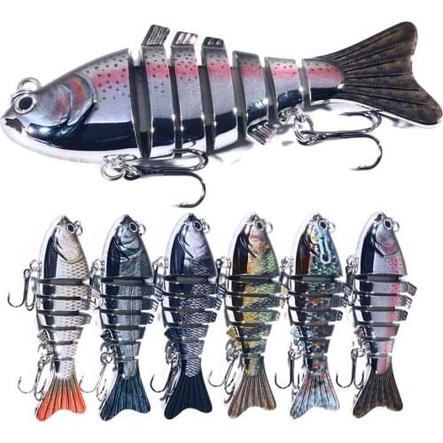 1pcs 10cm 24g Sinking Wobblers For Pike Bass Fishing Lure Multi Jointed Swimbait Hard Bait Artificial Bait Fishing Tackle