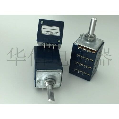 1 pcs Original for Japan ALPS RK27114A Quad potentiometer A20K A50K A100K handle length 25MMF