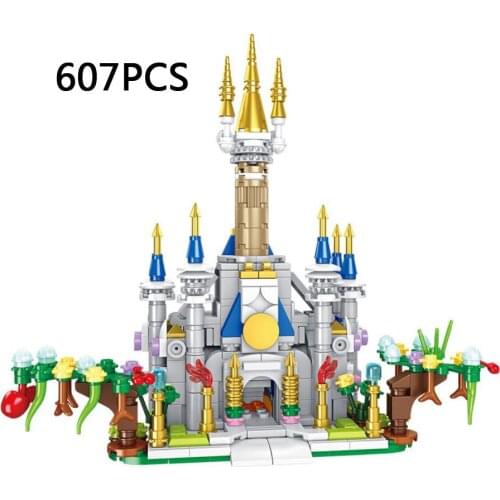 12in1 City Fairyland Castle build block mini scene fairy tale paradise assemble brick educational toys for children gifts