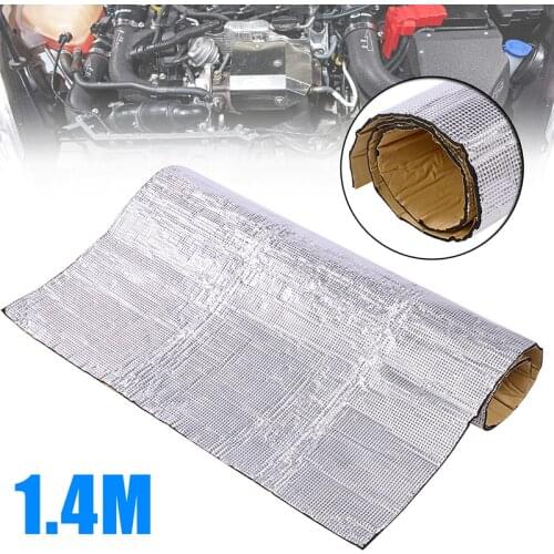 140cm*100cm Car Engine Heat Barrier Mat Sound Deadener Noise Reduction Insulation Thermal Properties Non-Flammable Pad