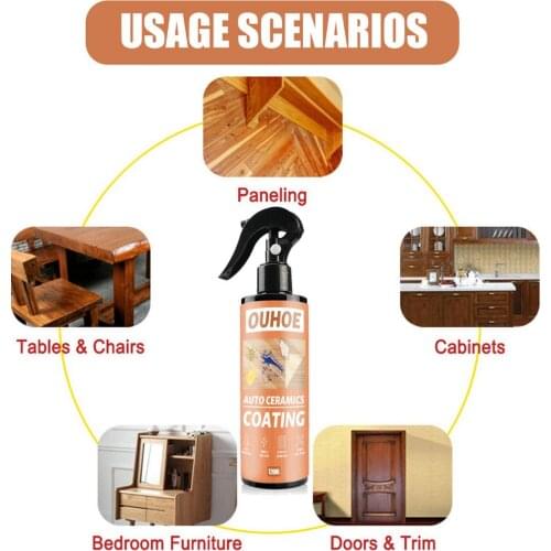 30ml 120ml Furniture Peelable Paint Nano Tearable Liquid Crystal Film Table Chair Waterproof Resistant Transparent Protective