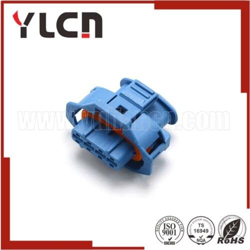 4 Way 3.5 Series Blue Female Automotive Sensor Connector