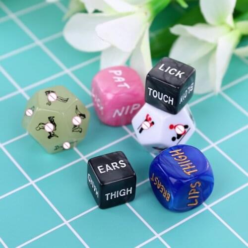 6pcs/set Sex Funny Love Dice Game Toy Erotic Sexy Posture Adult Couple Bachelor