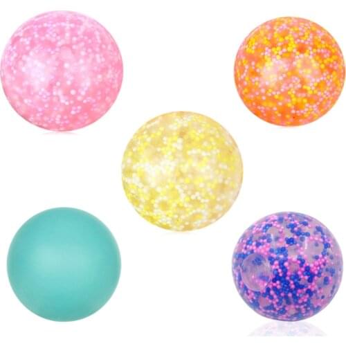 Antistress 2.04'' Dimple Toys Adult Kids Squeeze Stress Relief Ball Decompression Fidget Simple Toys, 5 Color Available