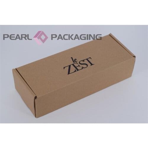 Custom Printed Corrugated Apparel Box for Gift, Scarf, Gloves, Personal Care, 500pcs/lot Flat Packed Box