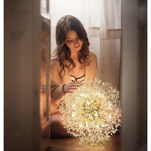 Dandelion Crystal Chandeliers Restaurant Clothing Barber Shop Modern Chandelier Living Room Ceiling Chandelier Hoom Decor Lights
