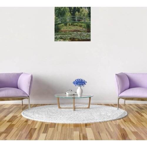 Impression Claude Monet Painting Japnese Bridge Landscape Wall Art Painting Decoration Printed to Canvas Oil Painting