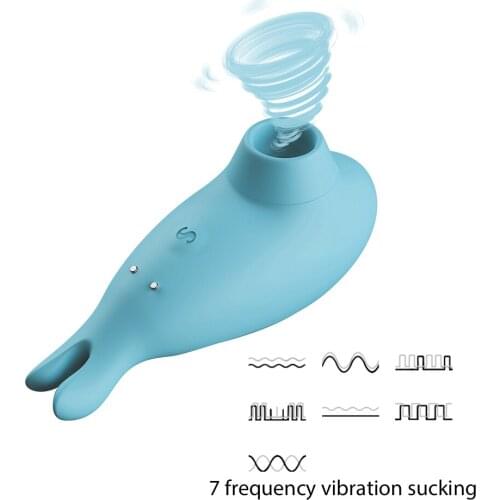 Clit Sucking Vibrator Nipple Stimulator G Spot Vibrators Waterproof 7 Suction Patterns Rechargeable Adult Sex Toys for Women