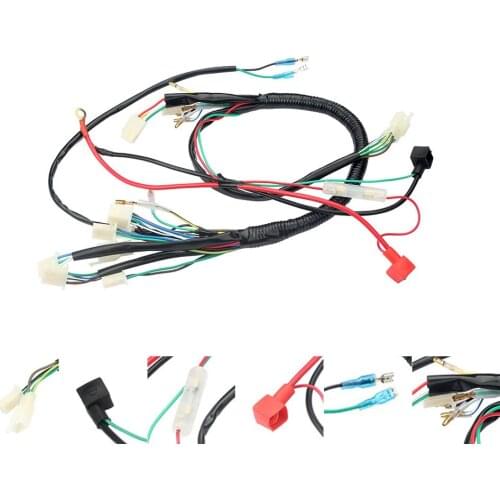 50cc 70cc 90cc 110cc 125cc Electric Wiring Harness Kit Stator Wire for Pit Bikes Quad Bikes ATV Motorcycle Accessories Wholesale