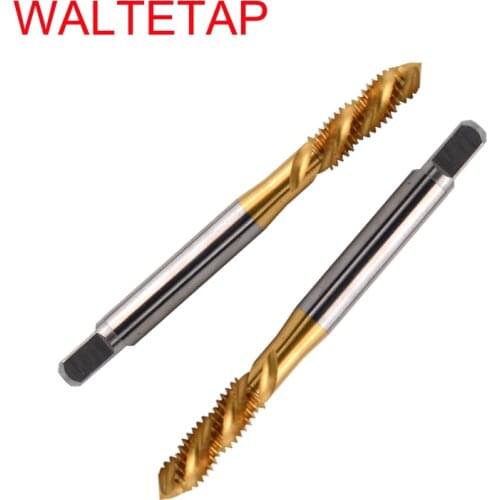 HSSE Left Hand With TIN Spiral Fluted tap UNC 4-40L 5-40L 6-32L 8-32L 10-24L 1/4-20L 5/16-18L 3/8-16L 1/2-13L Screw Thread Taps