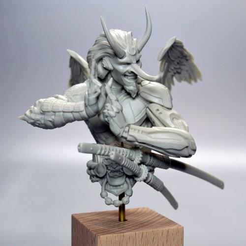 New Unassembled 1/10 ancient fantasy warrior bust Resin Figure Unpainted Model Kit