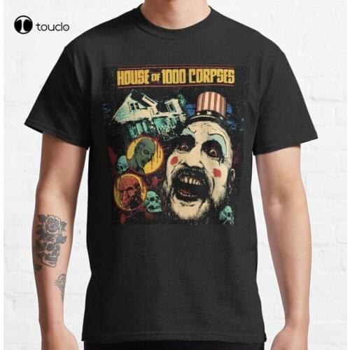New House Of 1000 Corpses Rob Horror Film Movie Slasher Sid Haig 2003 Classic T-Shirt Cotton Tee Shirt