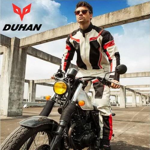 2019 summer new Man DUHAN motocross motorcycle jacket pants clothes motorbike jackets pant clothings Breathable fabric 2 colors