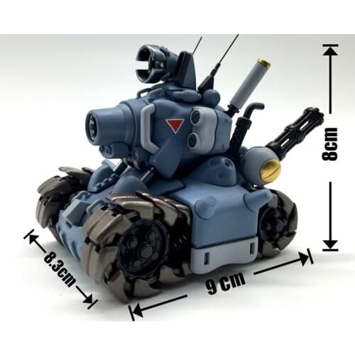 NEW hot 8cm blue Metal Slug assemble tankette collectors action figure toys Christmas gift toy
