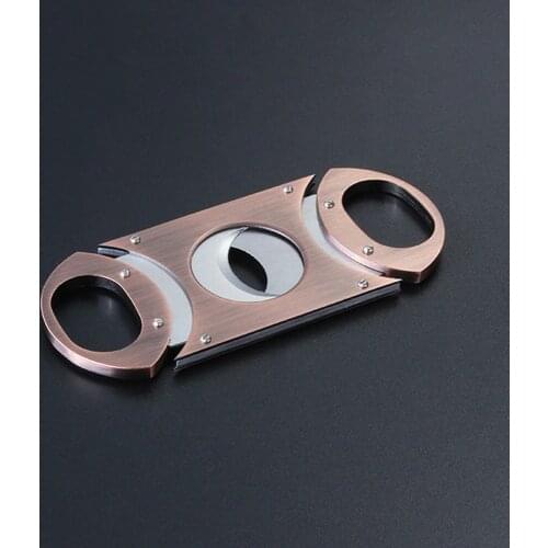 Cigar Cutter Stainless Steel Metal Classic Cigar Cutter Guillotine with Christmas Cigar Scissors Gift for COHIBA Cigar