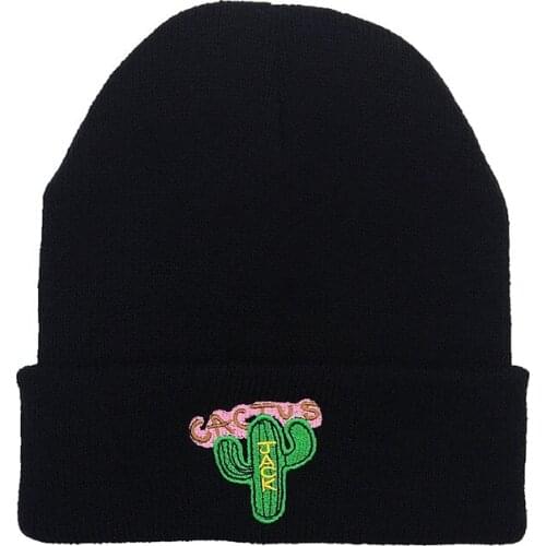 Cactus Jack Beanie Letter Hat Men Womens Hat Unisex Knitted Hat Women Winter Hat Warm Hat Balaclava Cactus Jack Cap