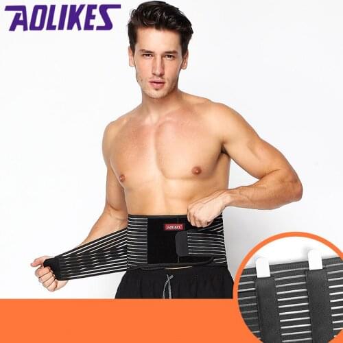 Fitness Sport Elastic Waist Band Pressure Belly Slimming Running Sweating Exercise Weightlifting Support Waist Adjustable Belt