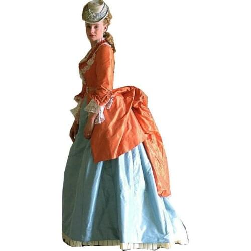 History!19 Century Vintage Victorian Dress 1860s Scarlett Civil War Southern Belle dress Marie Antoinette dresses US4-36 C-871