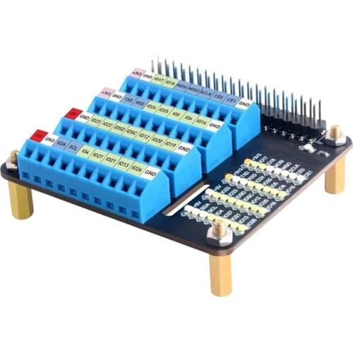 Pi 4 GPIO Screw Terminal Block Breakout Module, for Raspberry Pi GPIO Expansion Board Breakout for Raspberry Pi