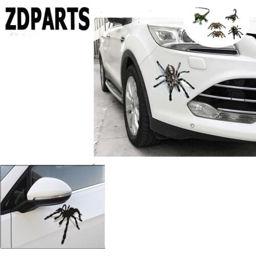 ZDPARTS 3D Car Spider Emblem Truck Motor Window Stickers For Renault Megane 2 Logan Captur Alfa Romeo 159 Chevrolet Cruze Jeep